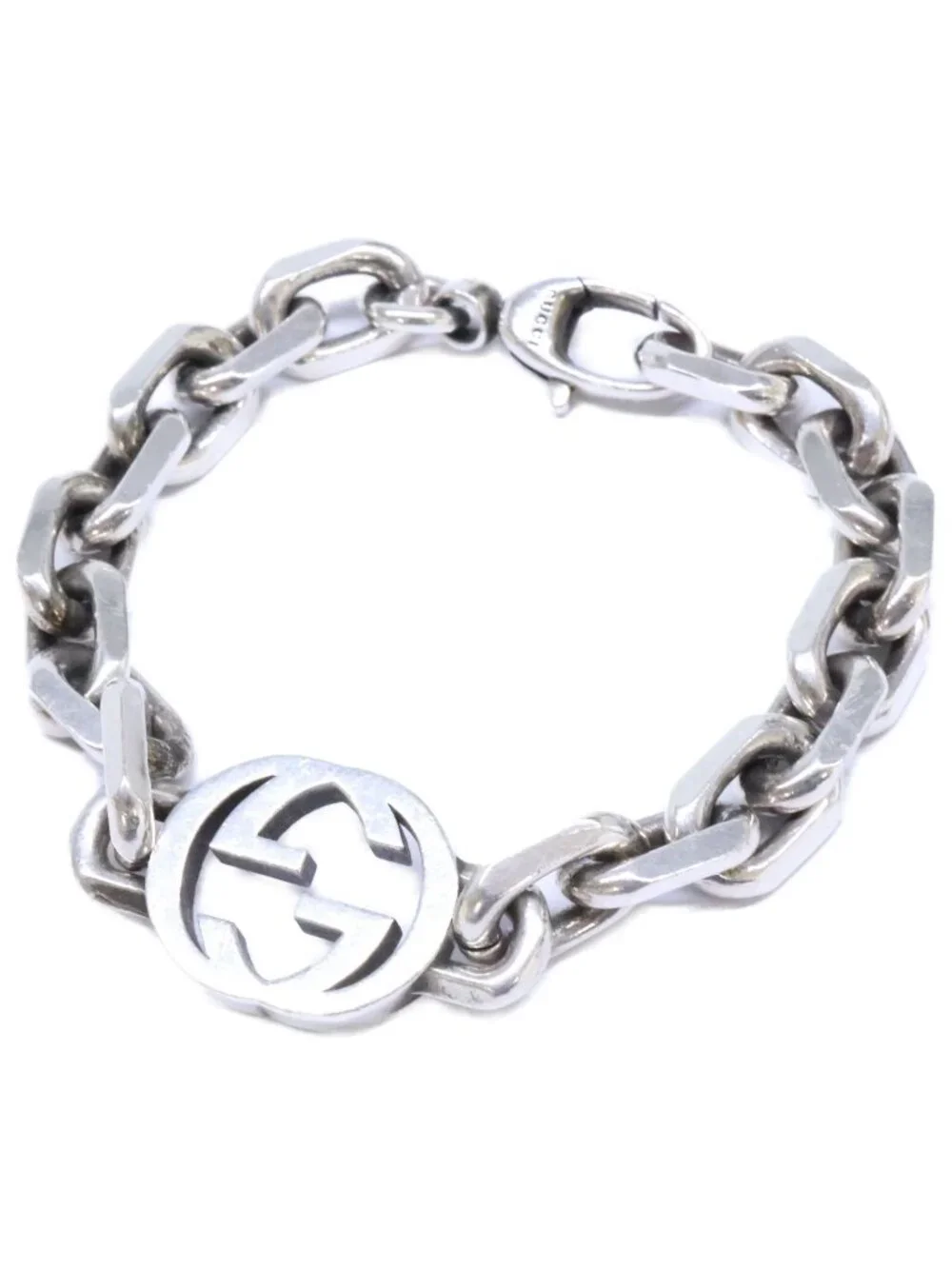 Gucci Interlocking Bracelet Silver